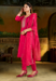 Picture of Bewitching Silk Pink Readymade Salwar Kameez