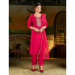 Picture of Bewitching Silk Pink Readymade Salwar Kameez