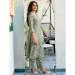 Picture of Marvelous Rayon Dark Sea Green Readymade Salwar Kameez