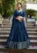 Picture of Admirable Chiffon Navy Blue Lehenga Choli
