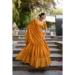 Picture of Beauteous Chiffon Dark Golden Rod Lehenga Choli