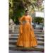 Picture of Beauteous Chiffon Dark Golden Rod Lehenga Choli