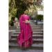 Picture of Delightful Chiffon Medium Violet Red Lehenga Choli