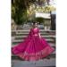 Picture of Delightful Chiffon Medium Violet Red Lehenga Choli