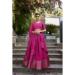 Picture of Delightful Chiffon Medium Violet Red Lehenga Choli