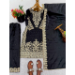 Picture of Nice Silk Black Readymade Salwar Kameez