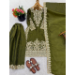 Picture of Ravishing Silk Dark Green Readymade Salwar Kameez