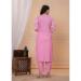 Picture of Cotton & Silk Pale Violet Red Readymade Salwar Kameez