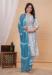 Picture of Cotton & Silk Light Steel Blue Readymade Salwar Kameez