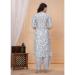 Picture of Cotton & Silk Light Steel Blue Readymade Salwar Kameez