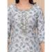 Picture of Cotton & Silk Light Steel Blue Readymade Salwar Kameez