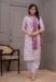 Picture of Cotton & Silk Dark Grey Readymade Salwar Kameez