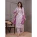 Picture of Cotton & Silk Dark Grey Readymade Salwar Kameez