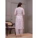 Picture of Cotton & Silk Dark Grey Readymade Salwar Kameez