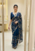 Picture of Superb Silk Navy Blue Saree