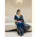 Picture of Superb Silk Navy Blue Saree
