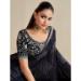 Picture of Lovely Chiffon Black Saree