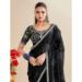 Picture of Lovely Chiffon Black Saree