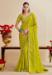 Picture of Bewitching Chiffon Dark Golden Rod Saree