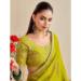 Picture of Bewitching Chiffon Dark Golden Rod Saree