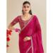 Picture of Amazing Chiffon Medium Violet Red Saree