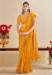 Picture of Wonderful Chiffon Orange Saree