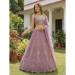 Picture of Bewitching Net Plum Lehenga Choli
