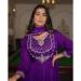 Picture of Resplendent Silk Indigo Readymade Salwar Kameez