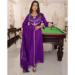 Picture of Resplendent Silk Indigo Readymade Salwar Kameez