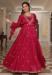 Picture of Statuesque Silk Fire Brick Readymade Salwar Kameez