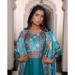 Picture of Sightly Silk Teal Readymade Salwar Kameez