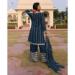Picture of Enticing Silk Dark Slate Grey Readymade Salwar Kameez