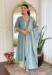 Picture of Rayon Light Slate Grey Readymade Salwar Kameez