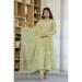 Picture of Well Formed Rayon Dark Khaki Readymade Salwar Kameez