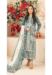 Picture of Charming Cotton Sea Green Straight Cut Salwar Kameez