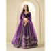 Picture of Delightful Chiffon Purple Lehenga Choli