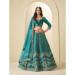 Picture of Enticing Chiffon Sea Green Lehenga Choli