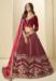 Picture of Grand Chiffon Maroon Lehenga Choli