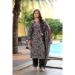 Picture of Cotton & Silk Black Readymade Salwar Kameez
