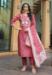Picture of Cotton & Silk Pale Violet Red Readymade Salwar Kameez