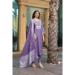 Picture of Taking Cotton & Silk Plum Readymade Salwar Kameez