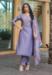 Picture of Cotton & Silk Powder Blue Readymade Salwar Kameez