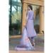 Picture of Cotton & Silk Powder Blue Readymade Salwar Kameez