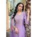 Picture of Statuesque Cotton & Silk Plum Readymade Salwar Kameez