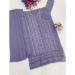 Picture of Wonderful Georgette Plum Straight Cut Salwar Kameez