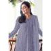 Picture of Wonderful Georgette Plum Straight Cut Salwar Kameez