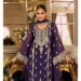 Picture of Fascinating Chiffon Purple Straight Cut Salwar Kameez
