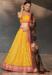 Picture of Gorgeous Georgette Golden Rod Lehenga Choli