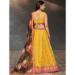 Picture of Gorgeous Georgette Golden Rod Lehenga Choli