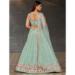 Picture of Appealing Georgette Powder Blue Lehenga Choli